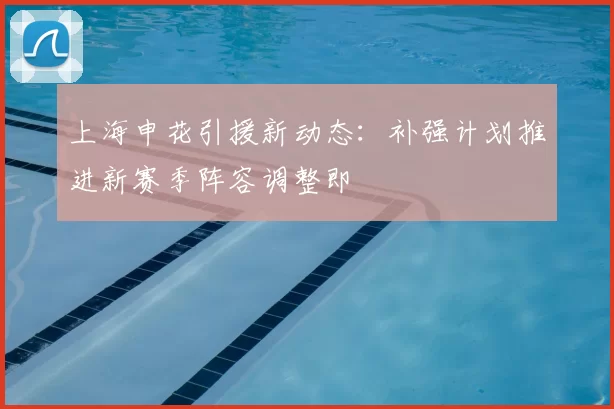 上海申花引援新动态:补强计划推进新赛季阵容调整即
